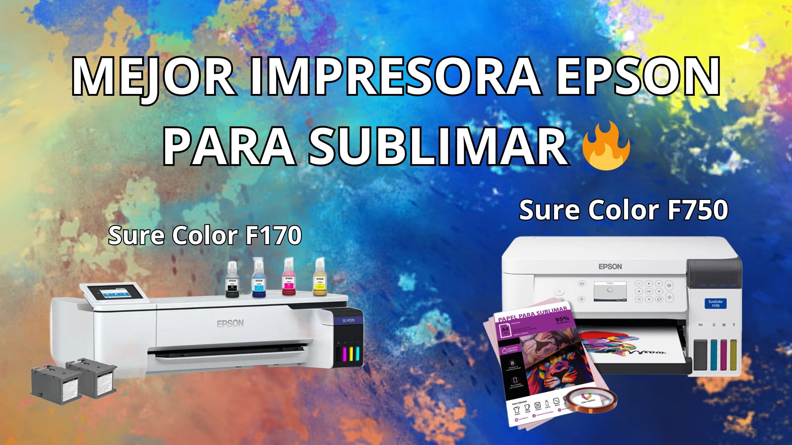 EPSON MEJOR IMPRESORA PARA SUBLIMAR